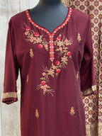 Modal silk salwar suit with banarasi dupatta