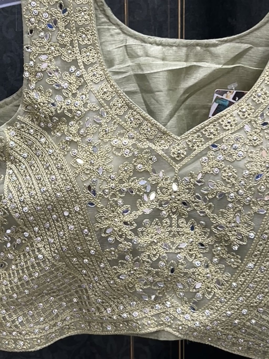 Lehenga Choli set : pastel green