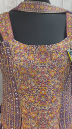Sharara suit : chiffon silk sharara set