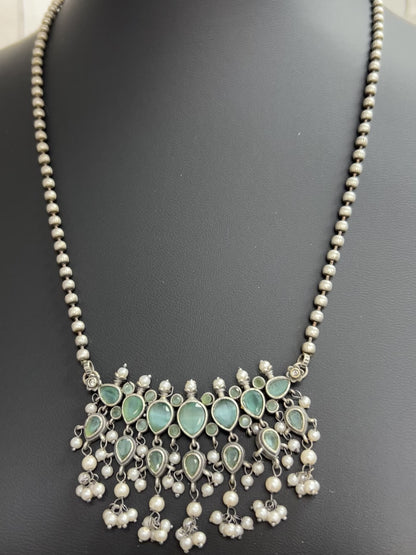 Oxidized necklace set