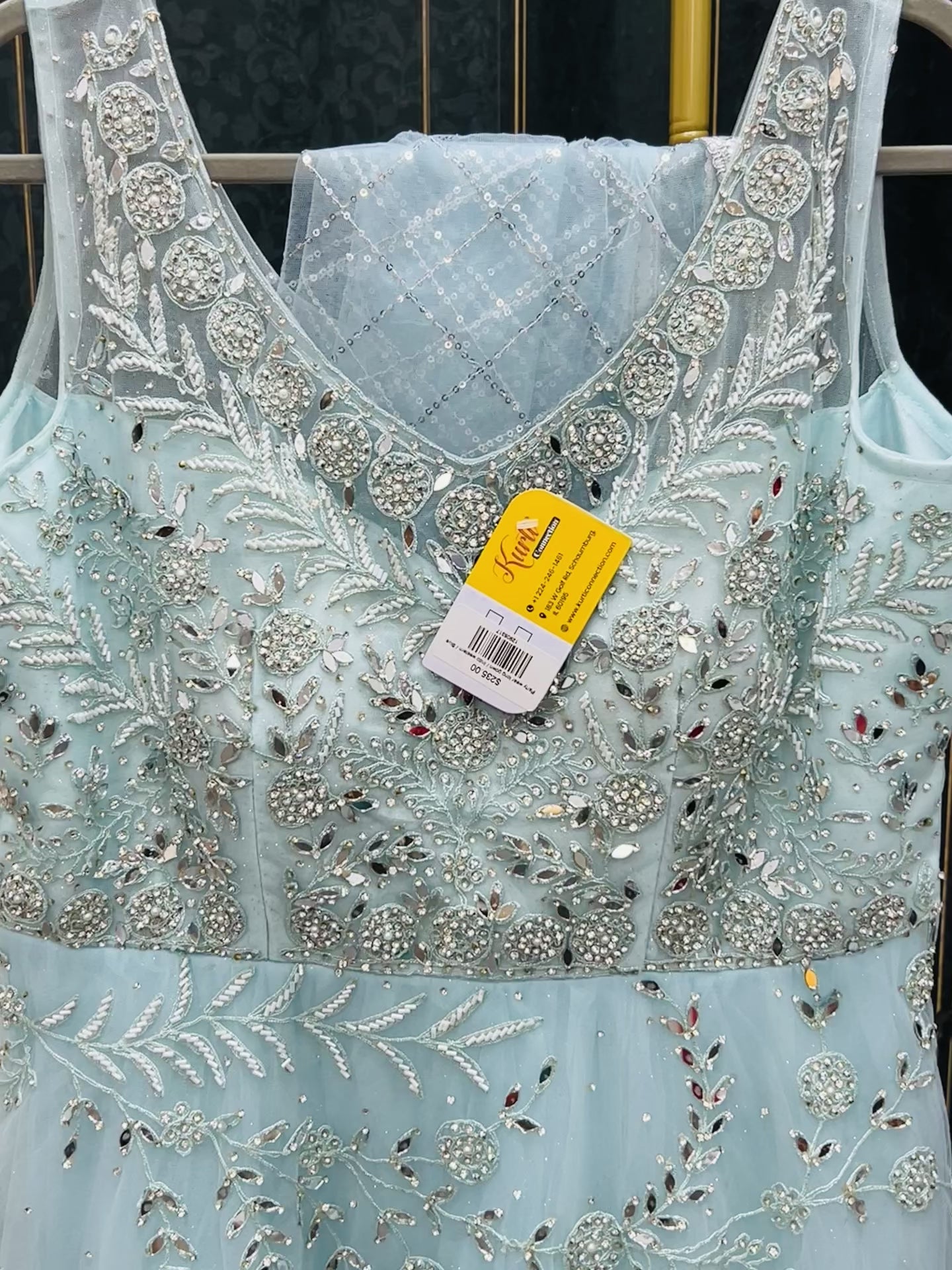 Party wear long gown : Indo western