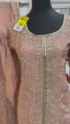 Seerat : heavy party wear sharara suits