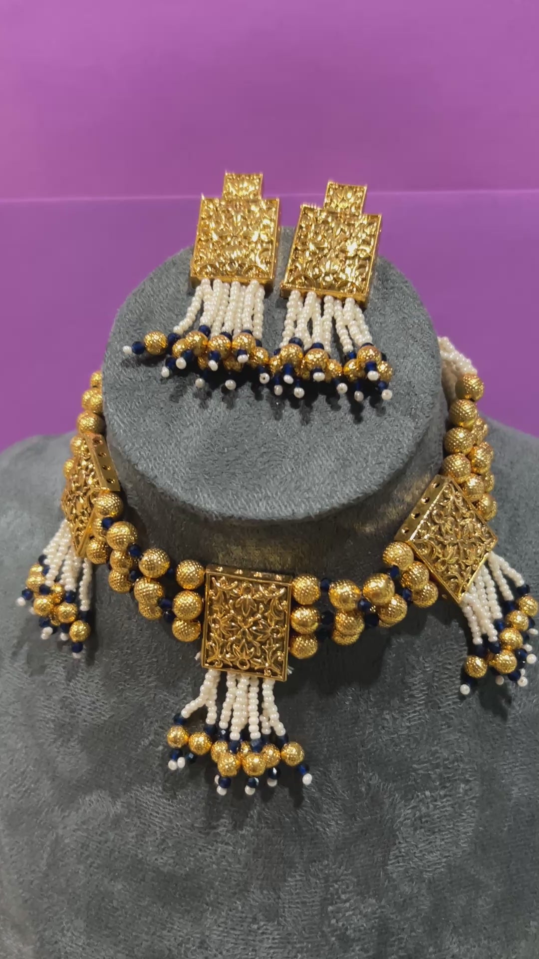 Choker necklace set