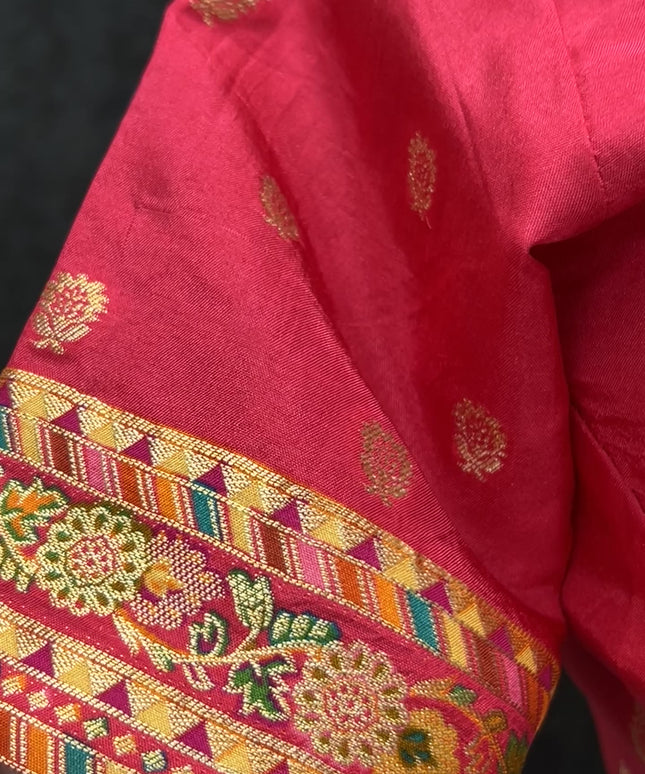 Dark pink blouse