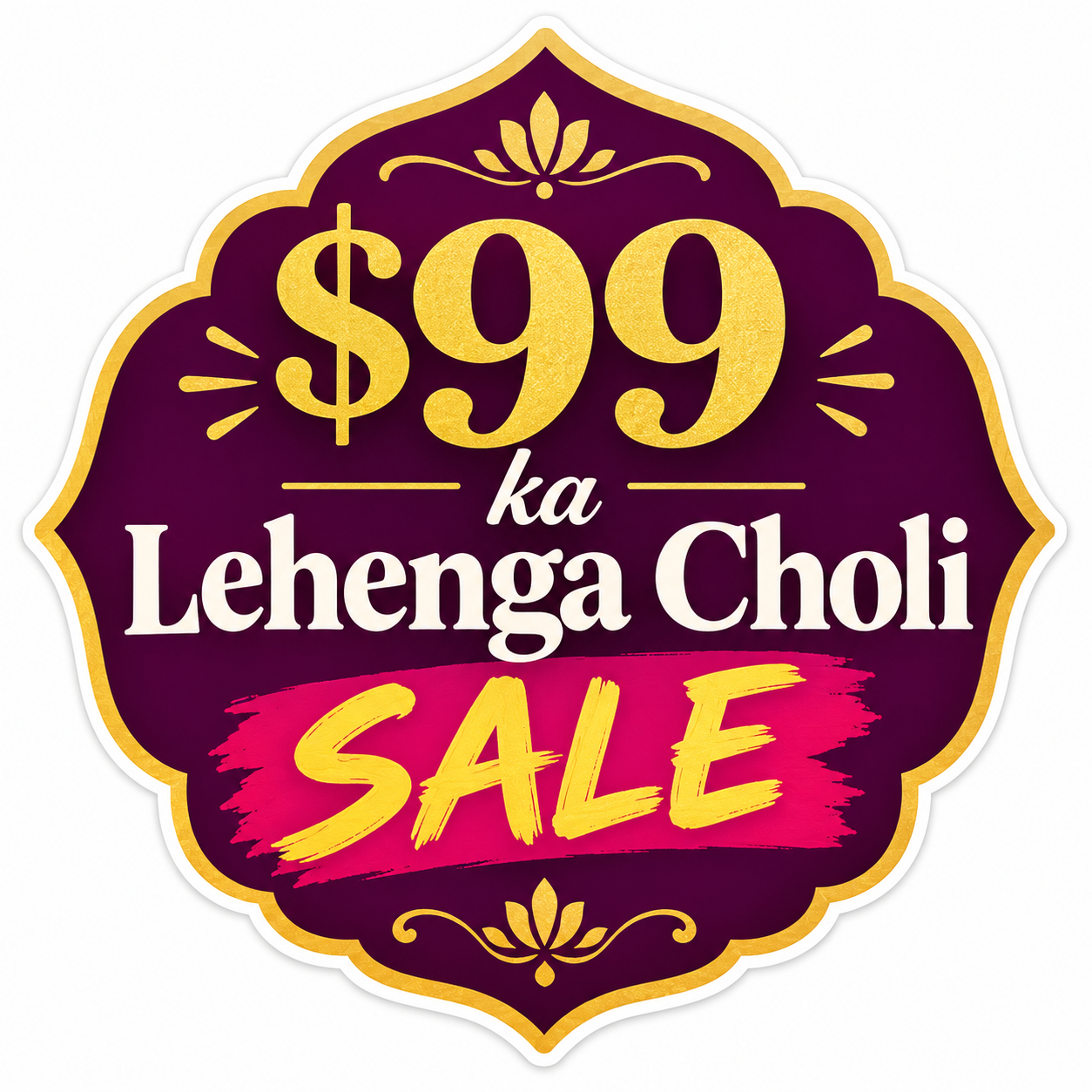 $99 ka Lehenga Choli Sale